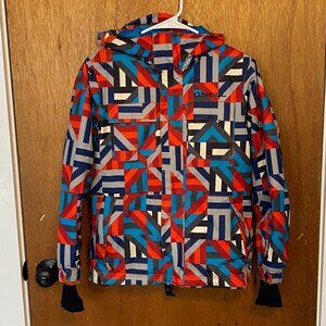 O'Neil Boys Grid  Ski/Snowboard Jacket Size 10
